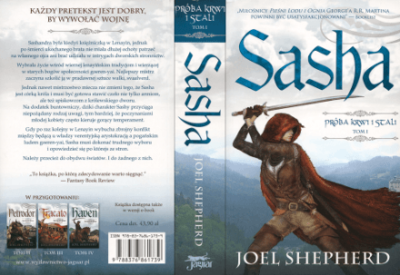 Sasha, okładka i blurb